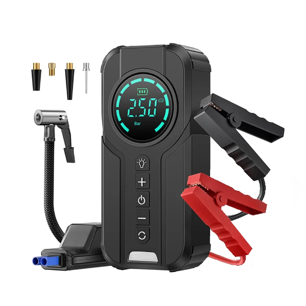 {LEVE 2 PAGUE 1} Compressor de Ar Portátil 4 em 1 + {BRINDE} Bolsa Organizadora Exclusiva